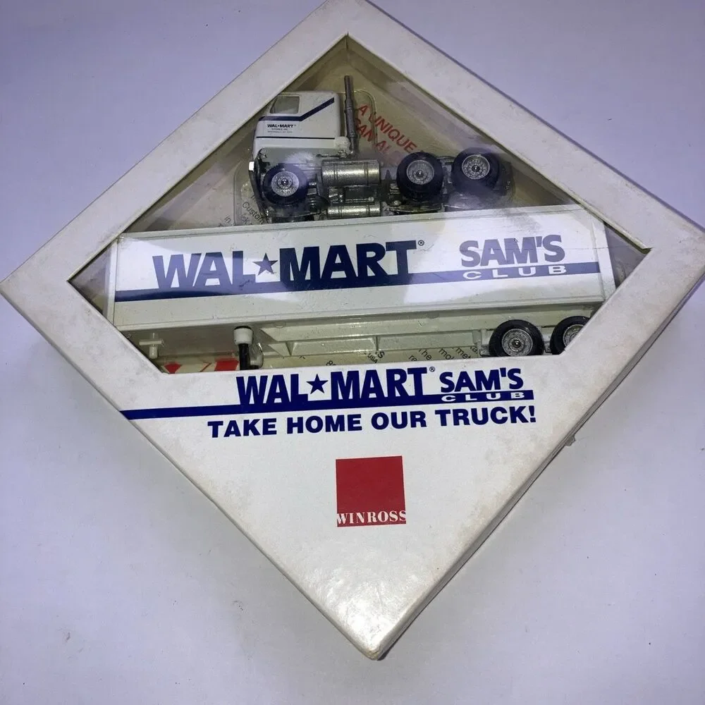 Winross Promotional Wal-Mart Sam's Club Die-Cast Semi Truck & Trailer